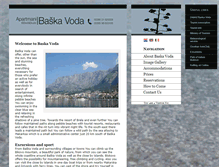 Tablet Screenshot of apartmanibaskavoda.com